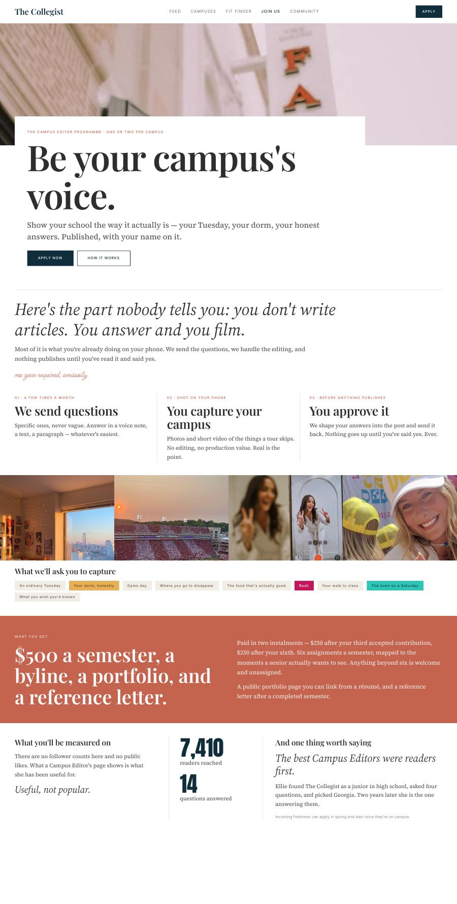 Campus Editor program mockup